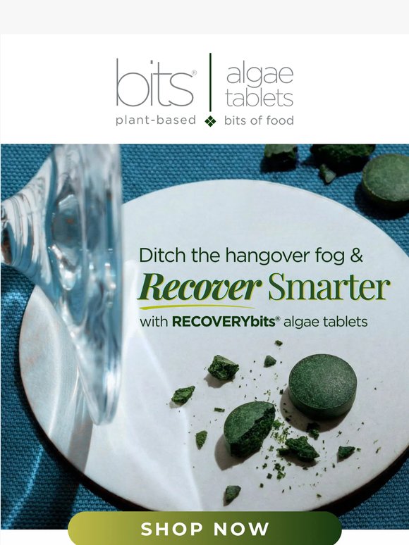 ⚡ Recover faster after a night out