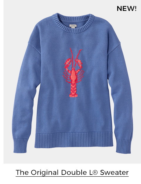 The Original Double L® Sweater and seersucker Bermuda shorts.