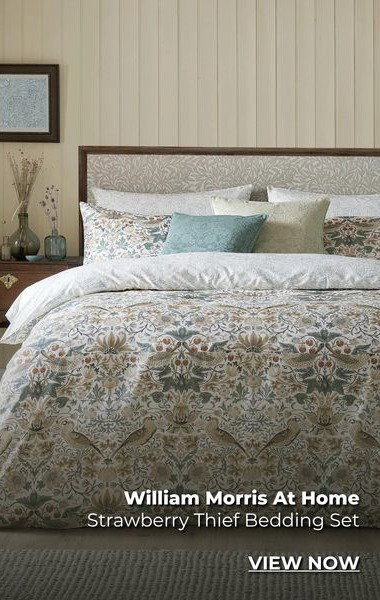 William Morris At Home Strawberry Theif Bedding Set