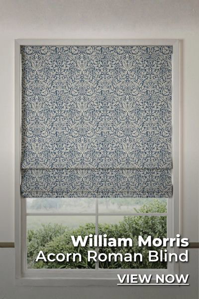 William Morris Acorn Roman Blind