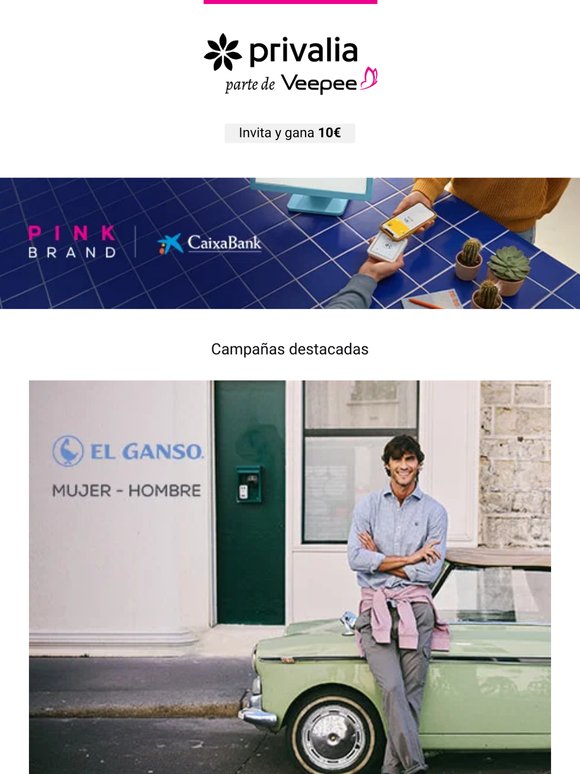 El Ganso, Lola Casademunt, Bobbi Brown, Stilia, Guess watches y más hoy en Privalia