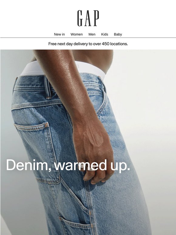 Denim, warmed up.