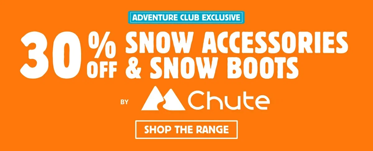 30% off Snow Accessories & Snow Boots By Chute