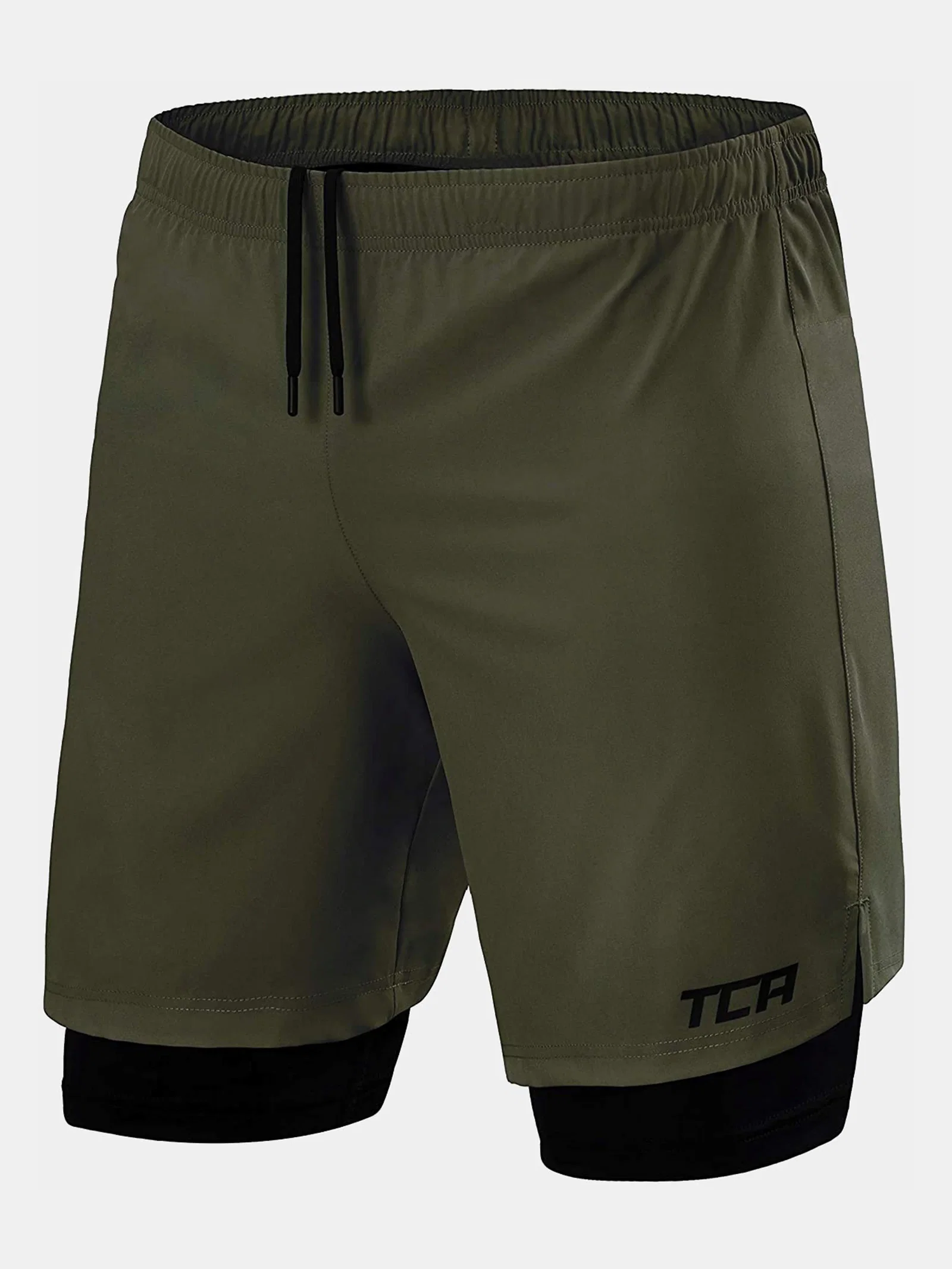 Image of Ultra 2-in-1 Running Short For Men With Back Zip Pocket & Internal Compression Lining