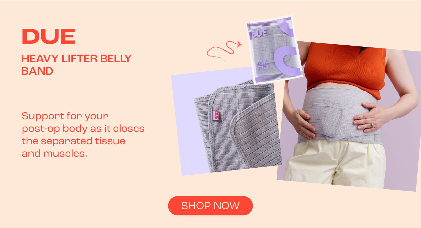 DUE Heavy Lifter Belly Band. Shop Now