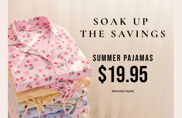 Summer pajamas $ 19.95