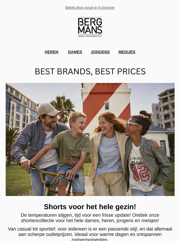 Shop je nieuwe short met korting