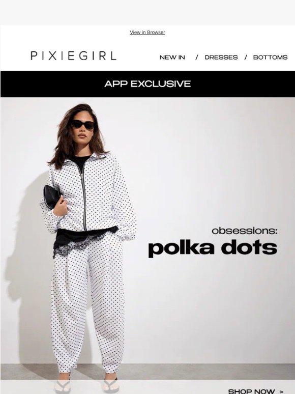 Spotted In: Polka Dots...
