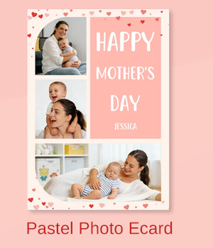 Pastel Photo Ecard