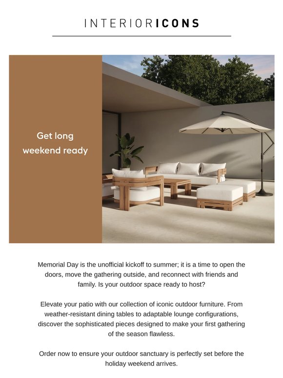 Is your outdoor space ready for Memorial Day?