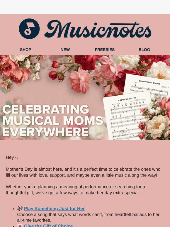 Celebrate Mom with the Gift of Music 💐🎶