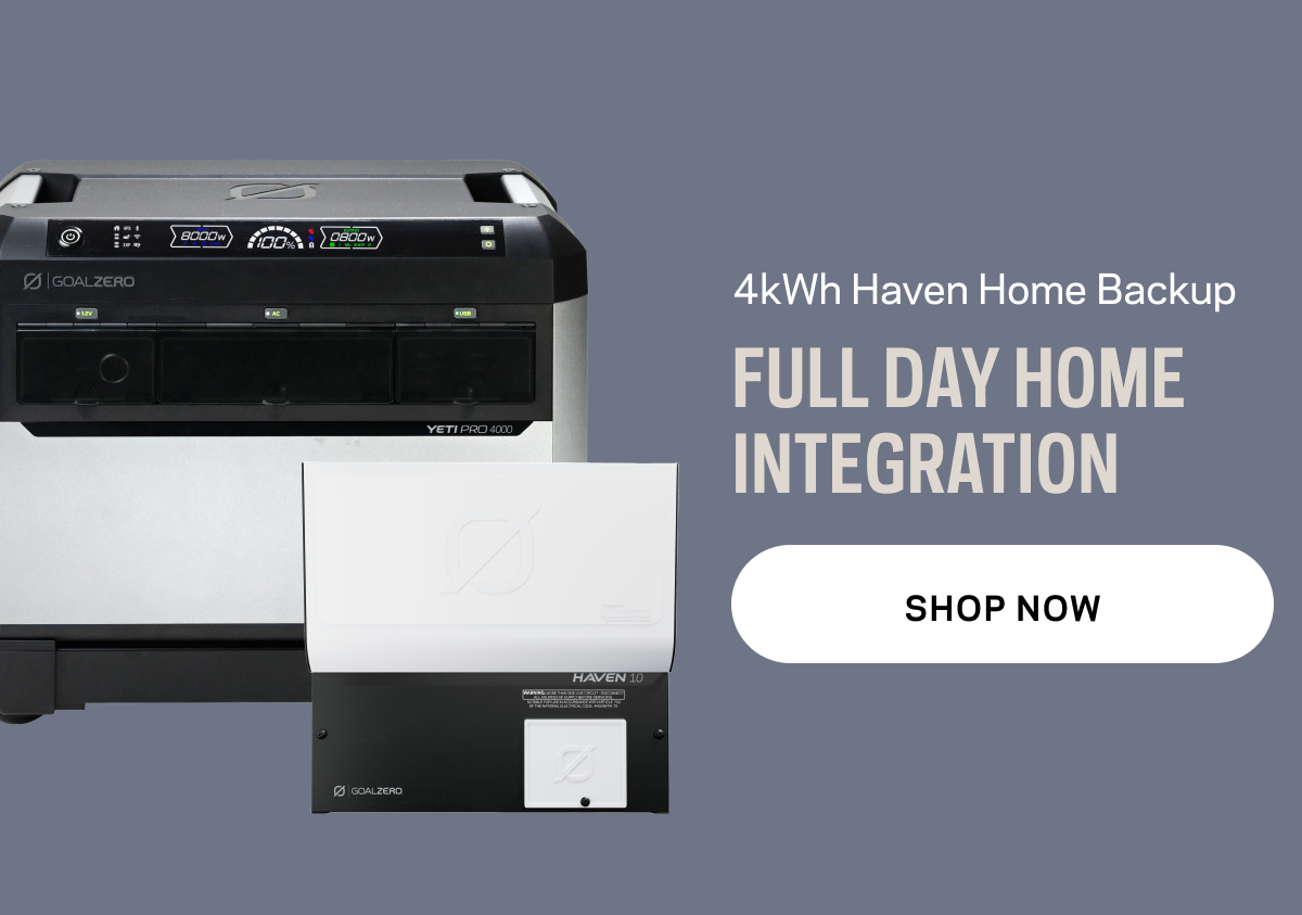 Shop 4 kwh Home Integration 