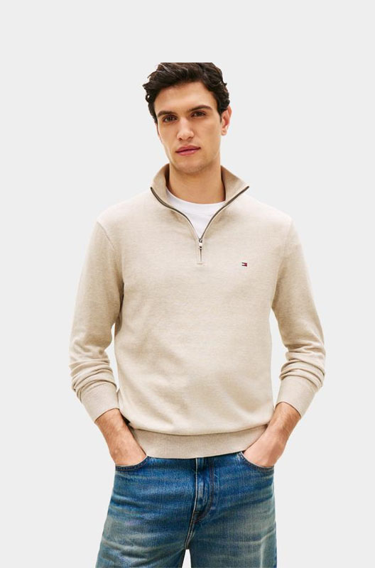 Tommy Hilfiger Half zip Beige