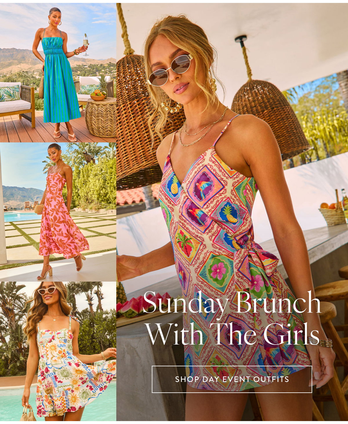 Sunday Brunch With the Girls. Shop Day Event Outfits