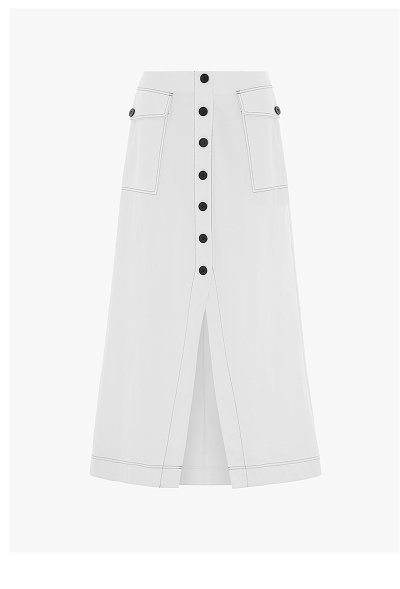 ROBIN BUTTON MAXI SKIRT