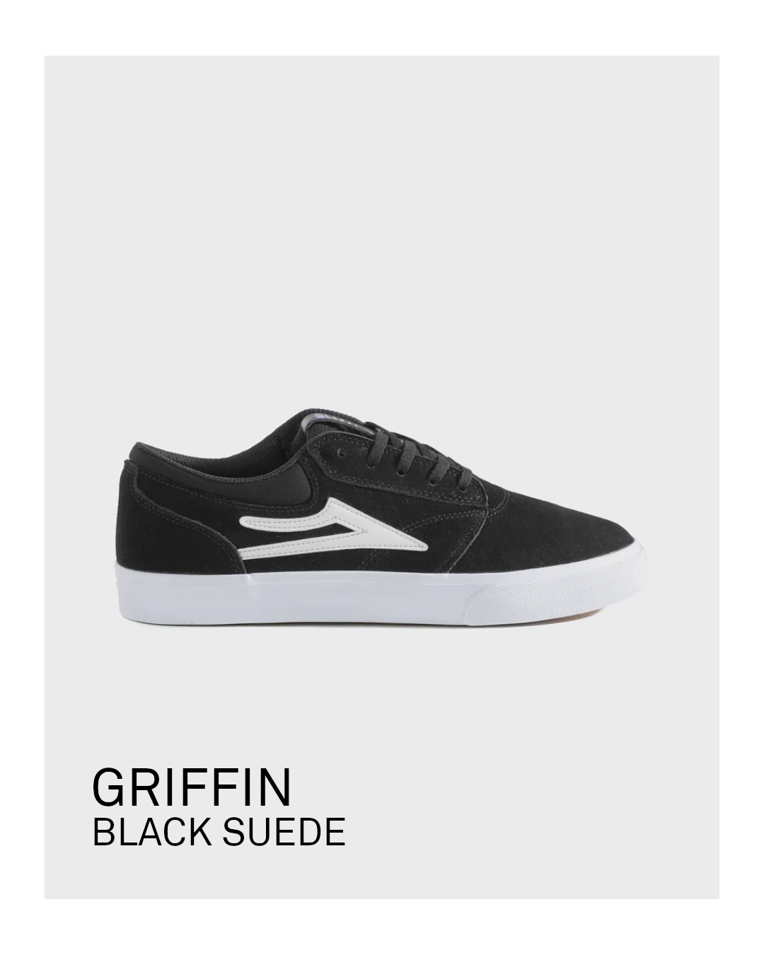 GRIFFIN - BLACK SUEDE