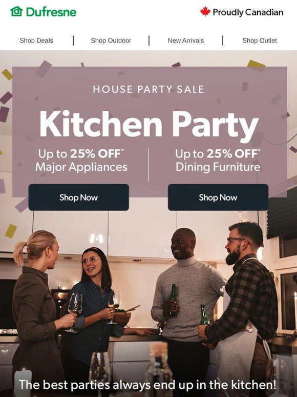 Up to 25% OFF* Major Appliances ➕ Save on Dining!