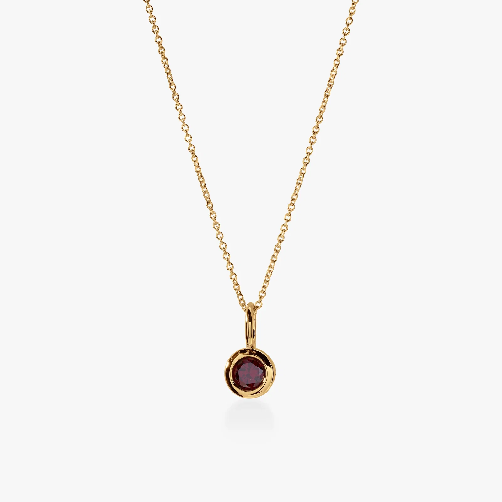 Image of Birthstone Charm Necklace