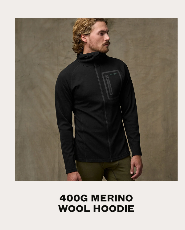 400g Merino Wool Hoodie