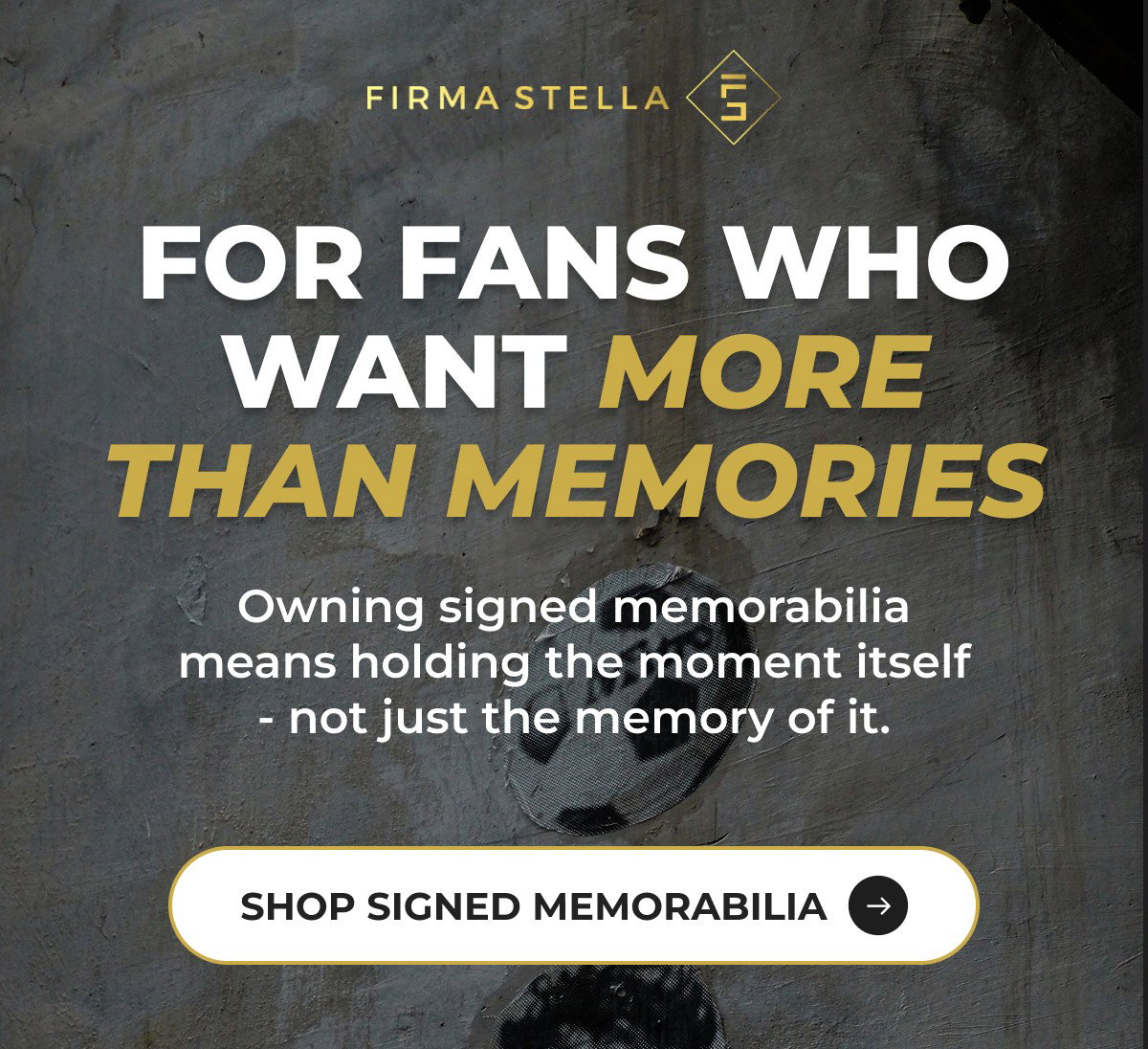 Shop Signed Memorabilia