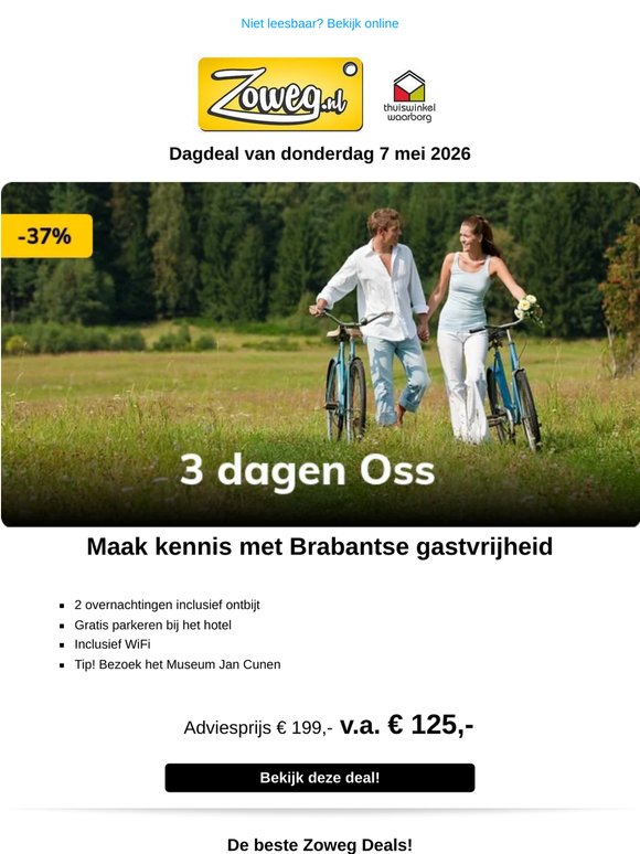 3 dagen Oss v.a. 125,-