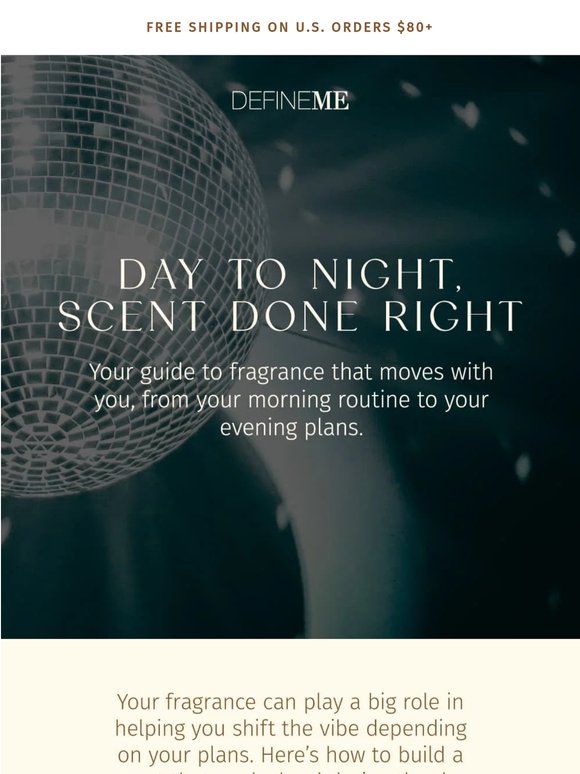 The art of the fragrance switchover ☀️🌓