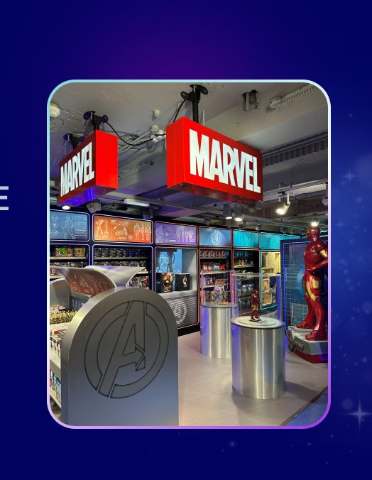 Hamley's with Marvel & Star Wars