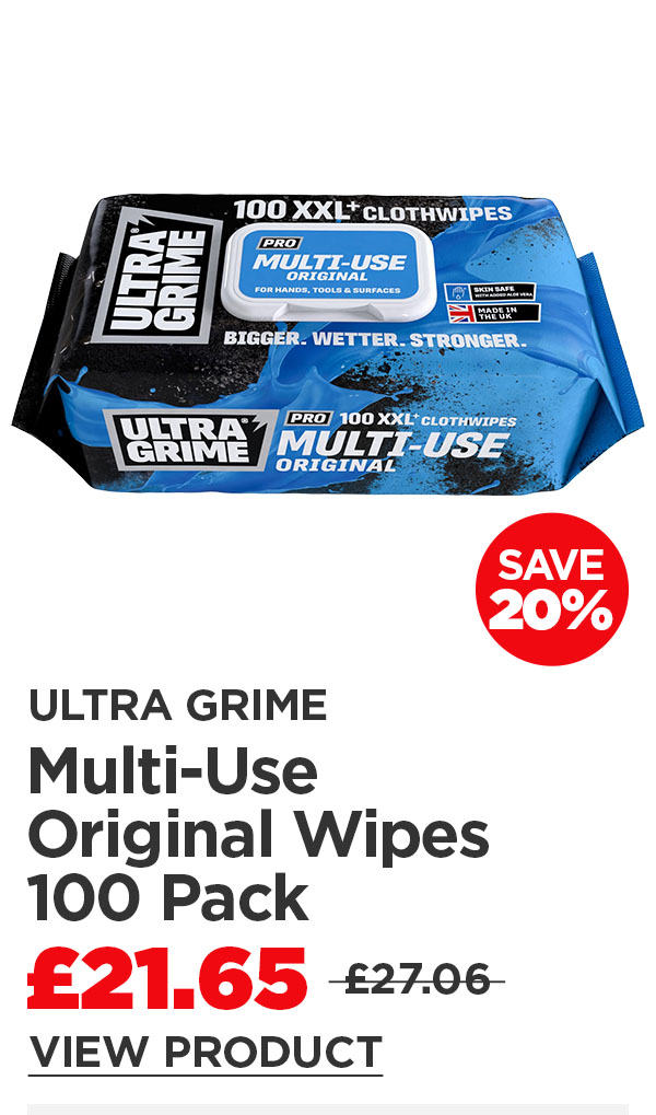 Ultra Grime Multi Use Wipes 100 pack