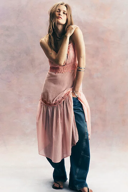 Key To My Heart Midi Slip