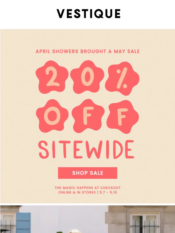 20% OFF Everything (Yes, Even New Arrivals)