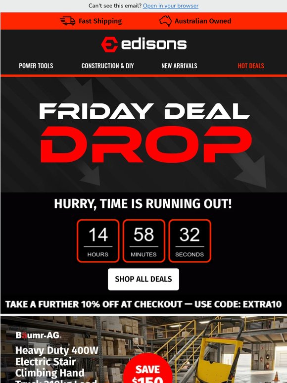 ⚡ Hurry Friday Deals End Tonight!