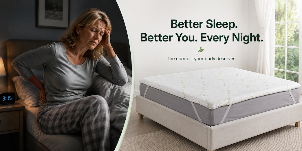 Hush Haven Memory Foam Mattress Topper