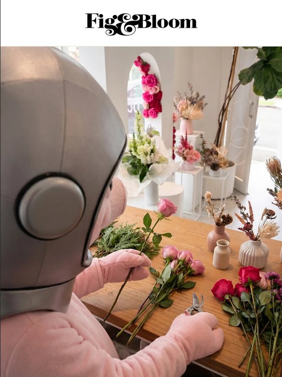 Three bouquets, now live —  Moonpig x Fig & Bloom