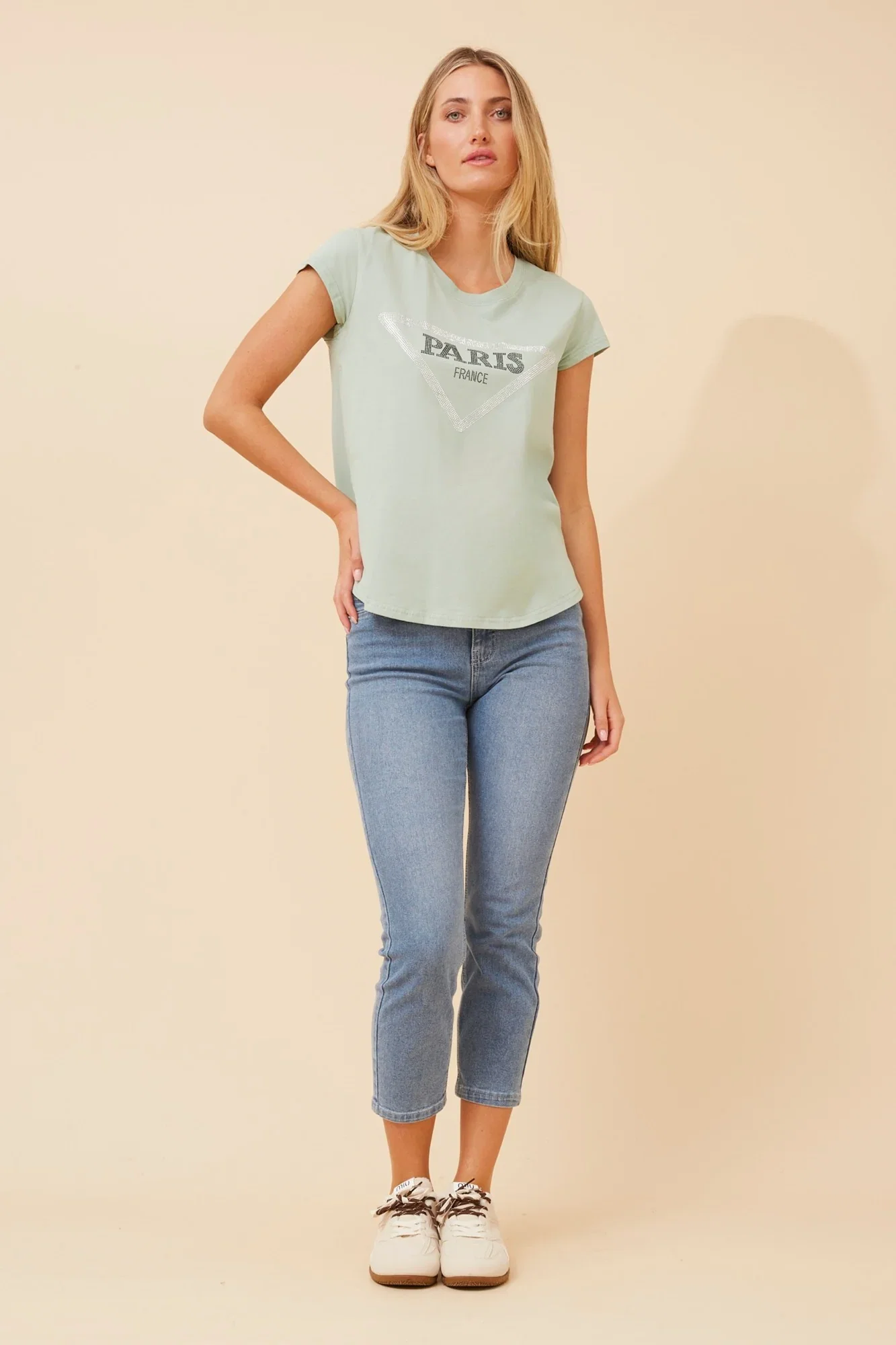 Image of COCO EMBELLISHED T-SHIRT