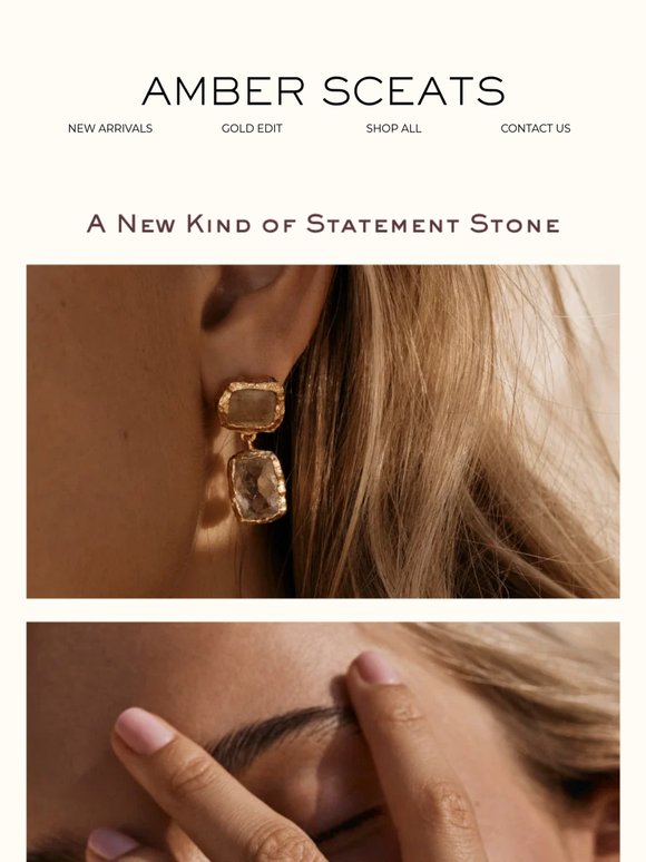 The Stone Defining the New Collection  |  Ritulated Quartz ✨