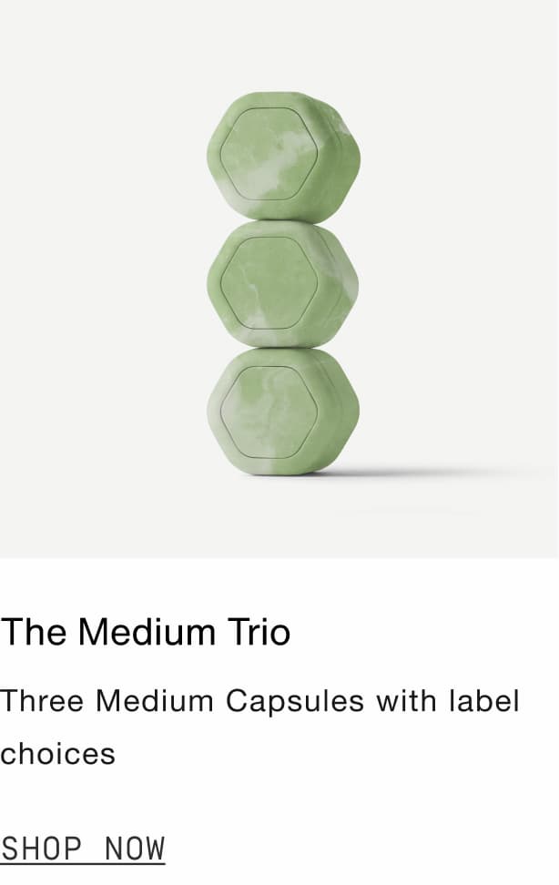 Click to shop The Medium Trio in Jade