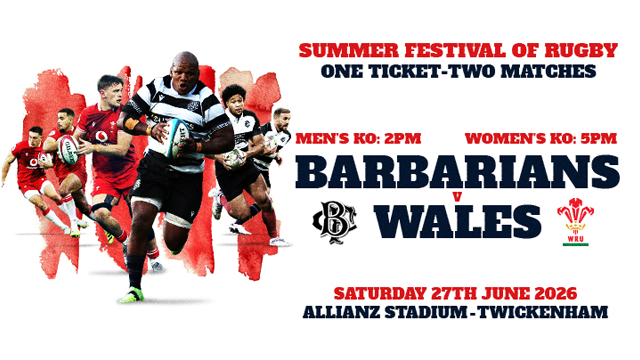 Up to 50% off – Barbarians vs Wales