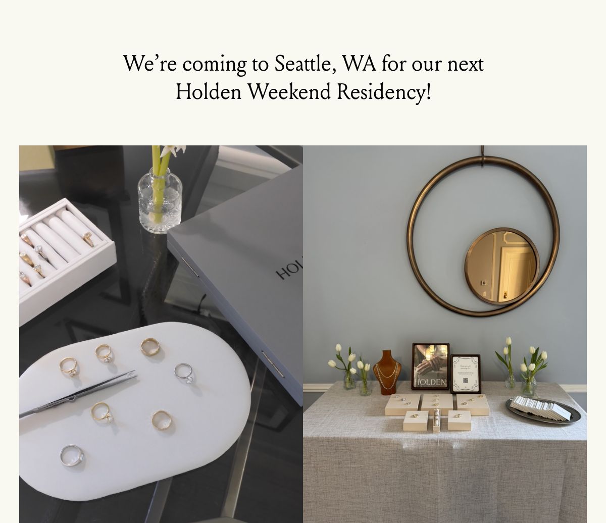 We're coming to Seattle, WA