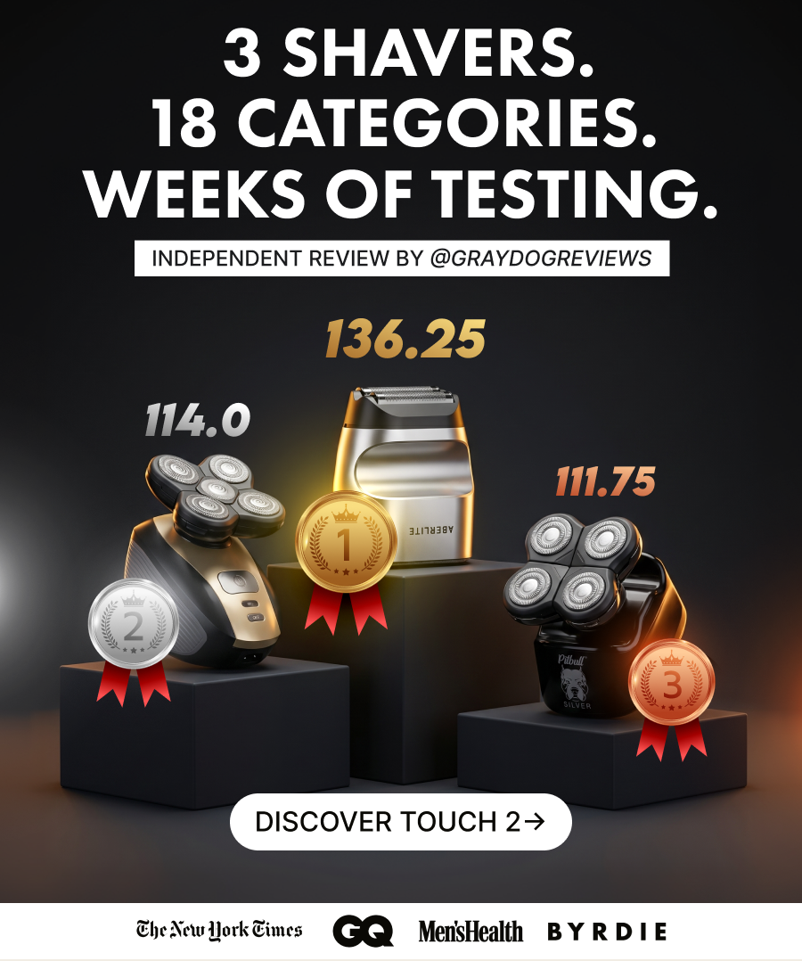 3 Shaver. 18 Categories. Weeks of testing.