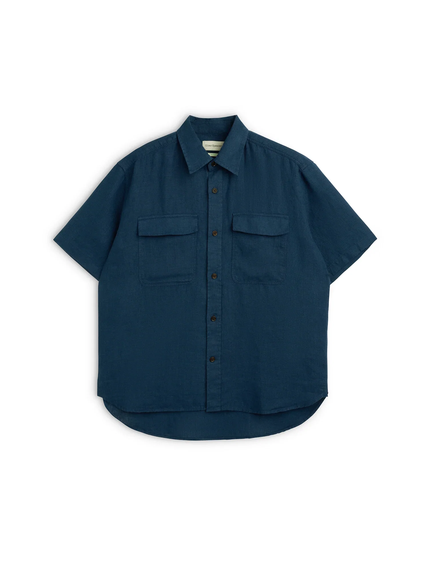Image of Penryn Short Sleeve Shirt (Loose Fit) Coney Navy