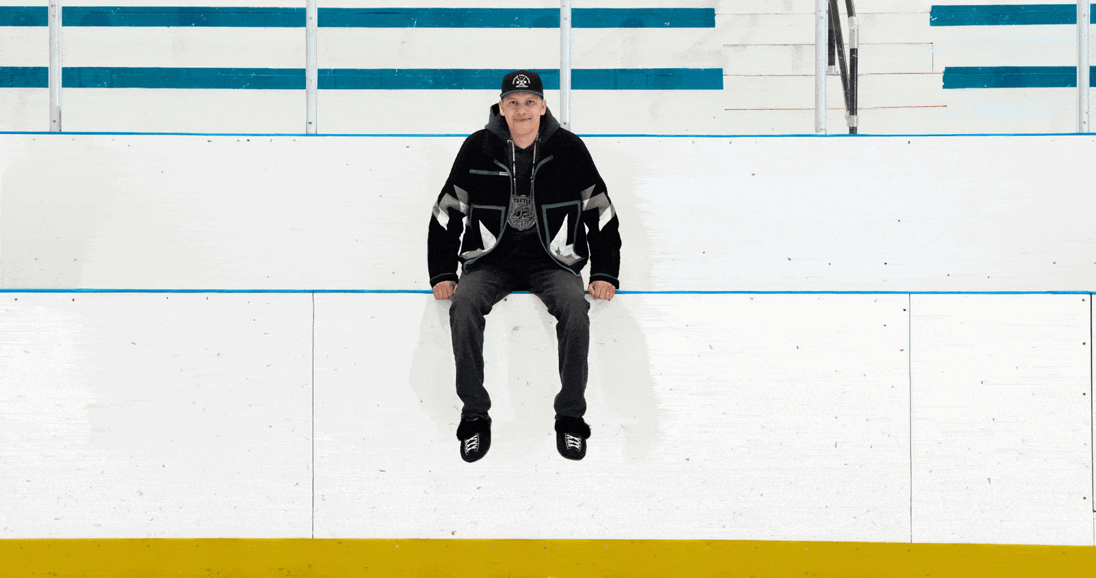 A moccasin skate symbolizes belonging