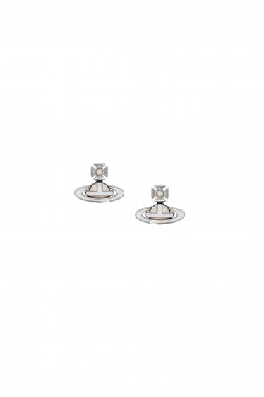 Simonetta Bas Relief Earrings Silver