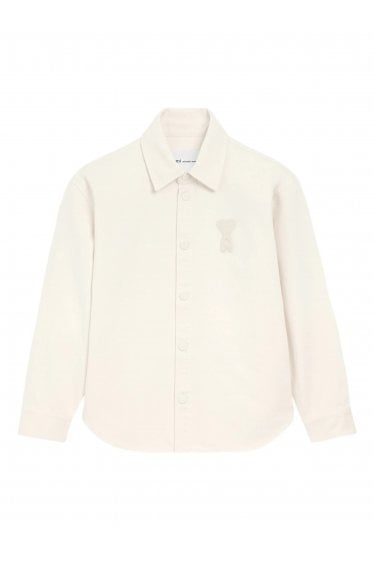 Knitted ADC Overshirt Cream