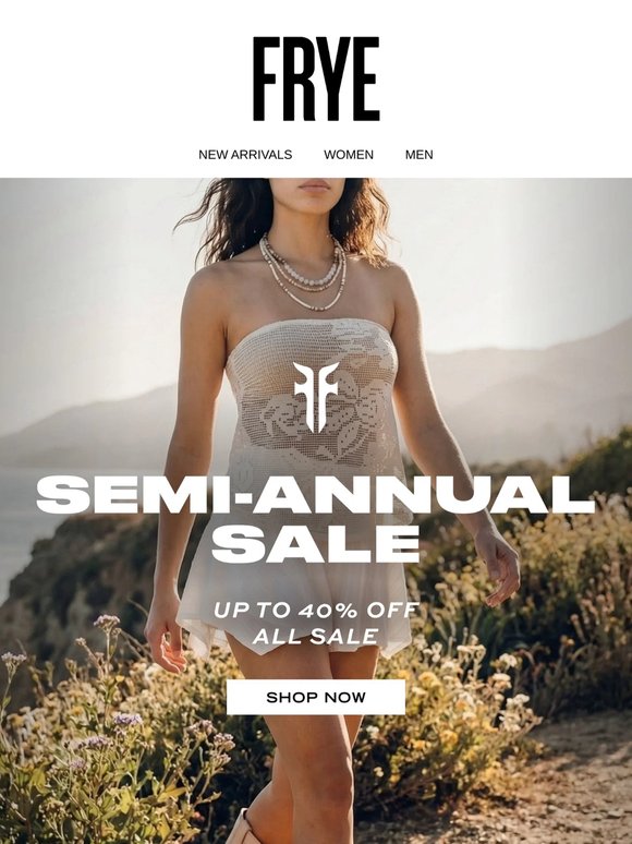 It’s here: our Semi-Annual Sale