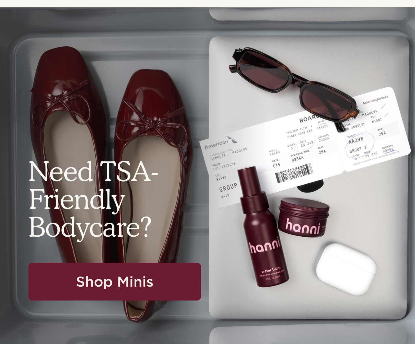 Need TSA-Friendly Bodycare? Shop Minis