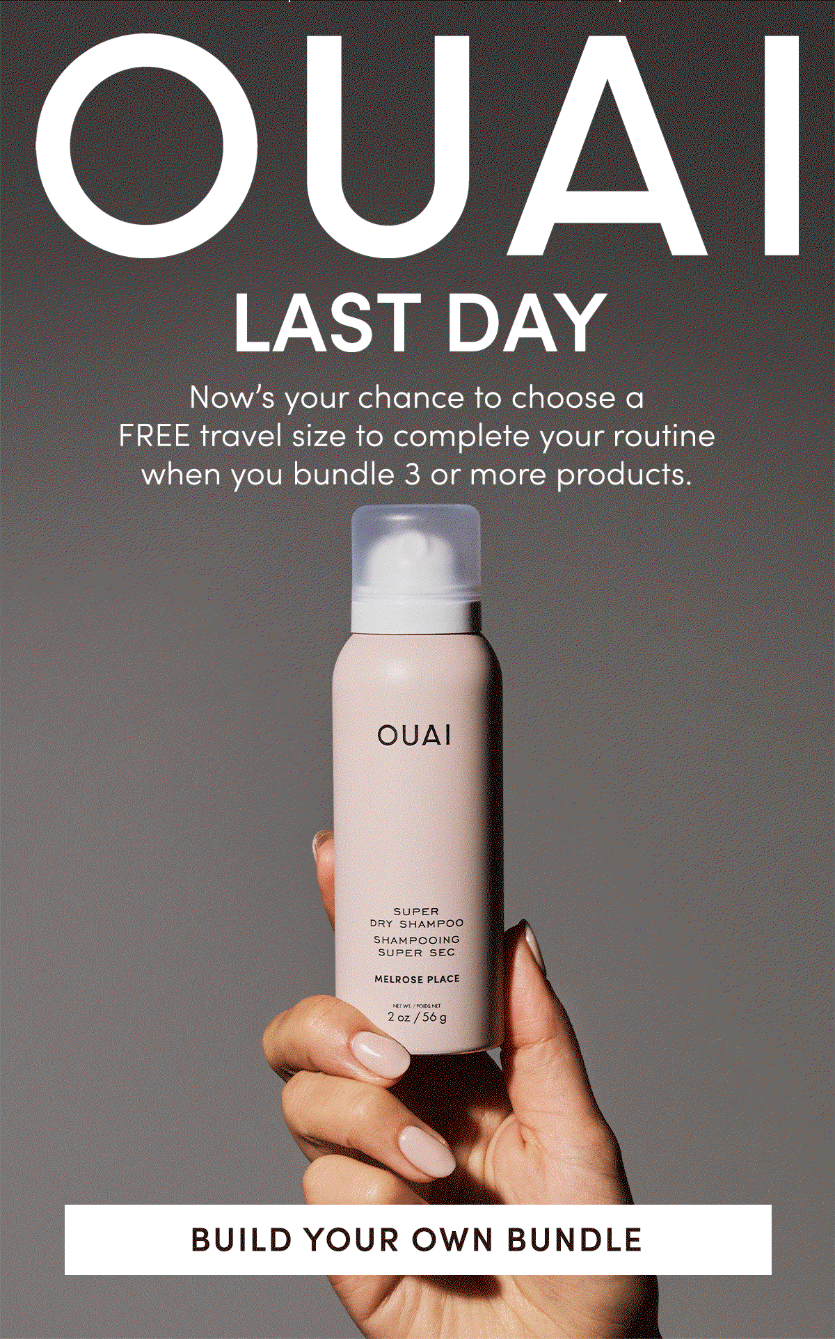 Now's your chance to choose a FREE travel size to complete your routine when you bundle 3 or more products.