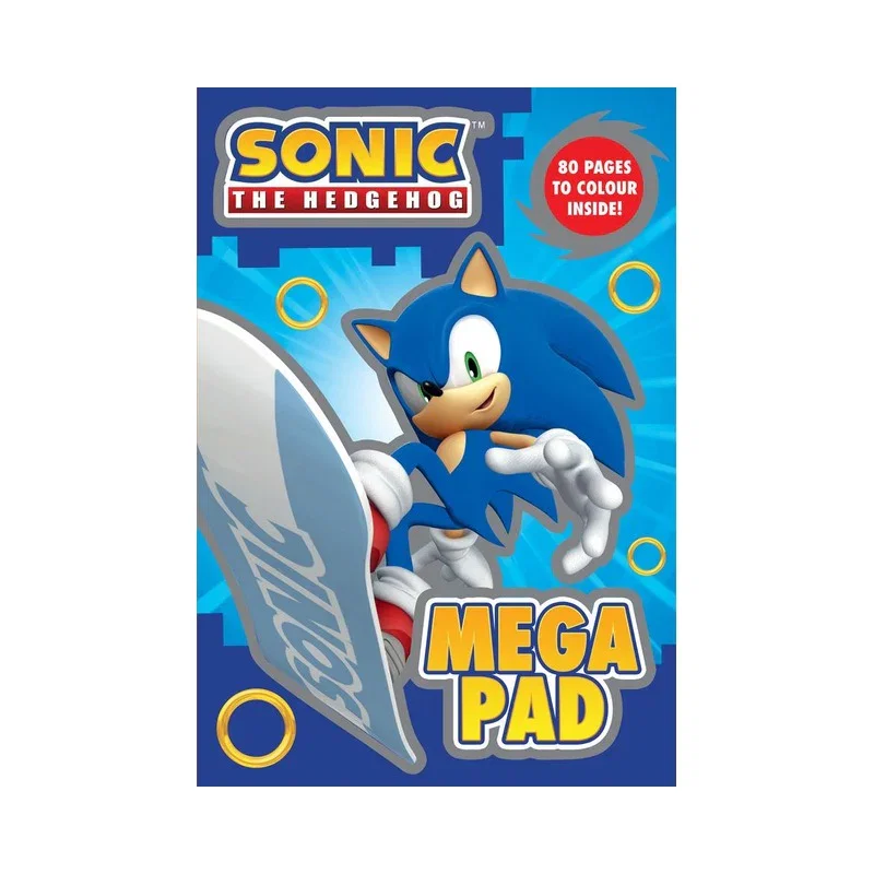 Image of Sonic The Hedgehog Mega Colouring Book