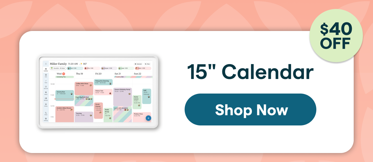 shop 15" calendar today