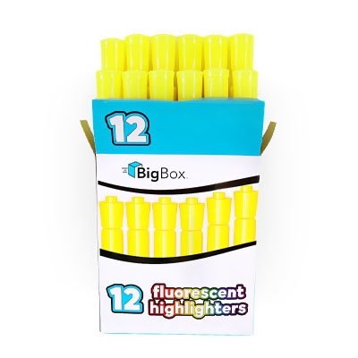BigBox Highlighters, Yellow