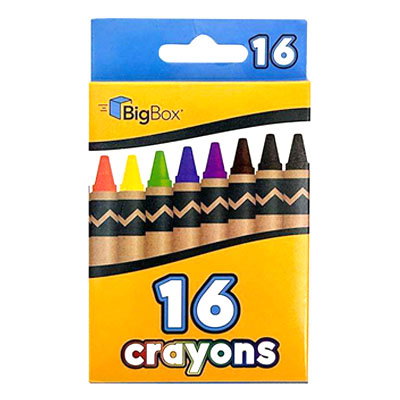 BigBox Crayons - 16ct